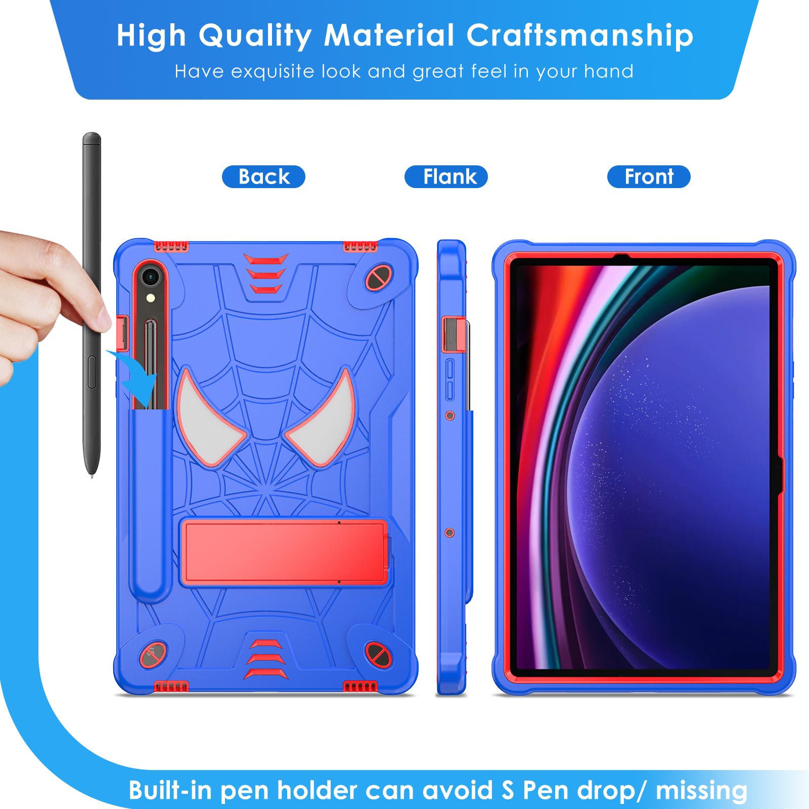 Amazon.com: DETUOSI Kids Case for Samsung Galaxy Tab S9/ S9